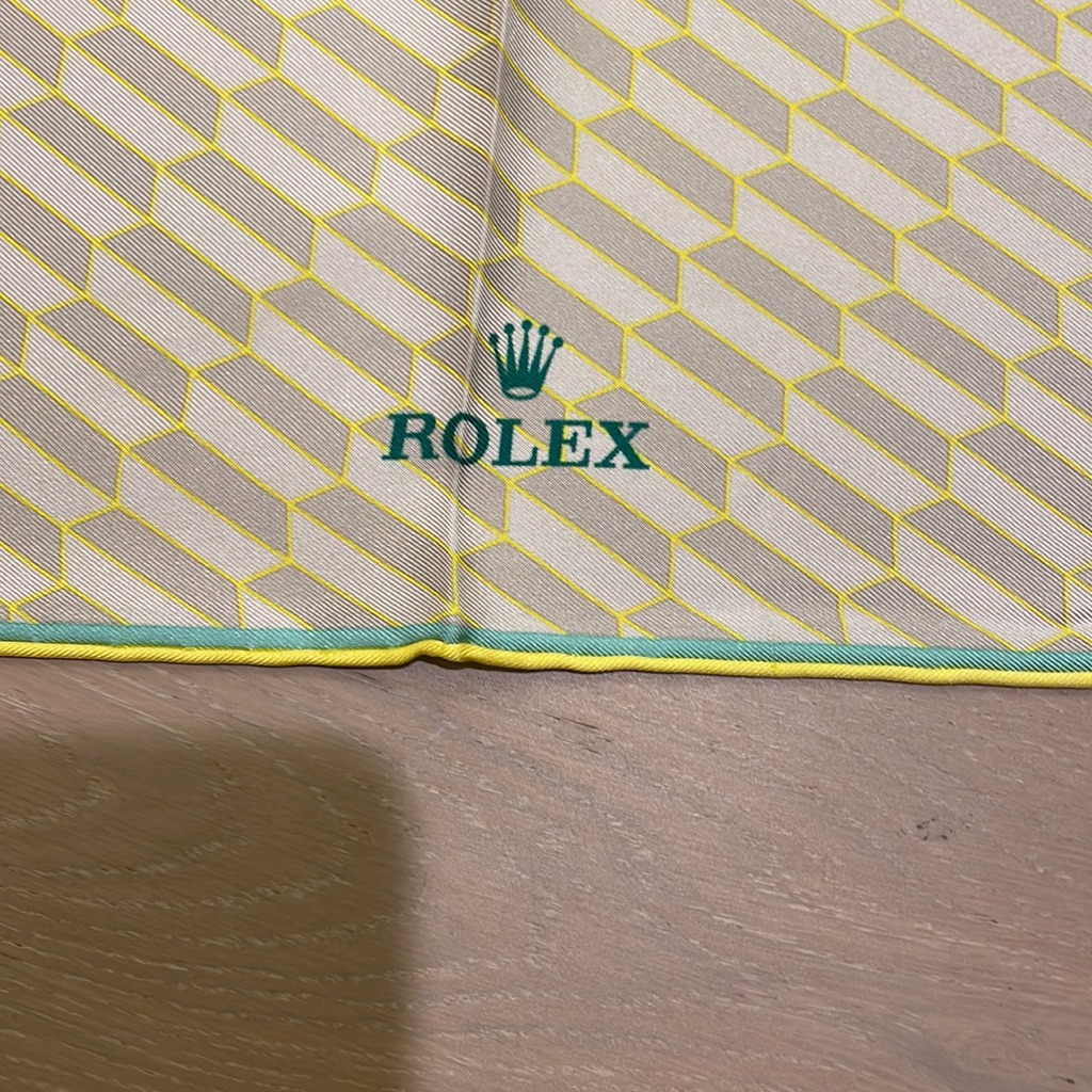 Authentic Rolex Silk Scarf